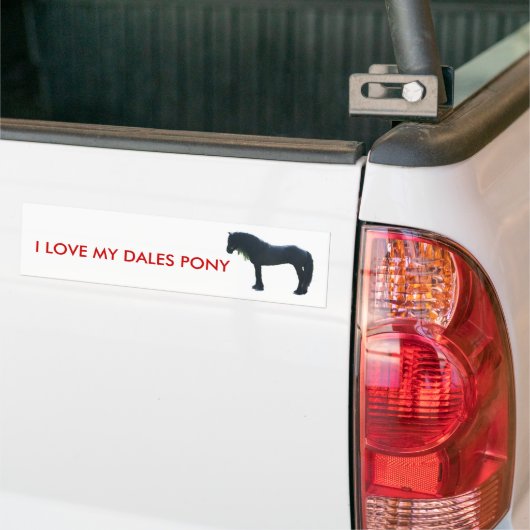 Ik hou van mijn Dales Pony sticker (Op Truck)