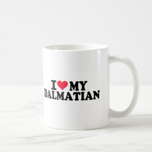 Ik hou van mijn Dalmatiër Koffiemok