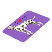 Ik hou van mijn Dalmatiër Magneet (Linkerzijde)