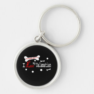 Ik hou van mijn Dalmatiër Sleutelhanger