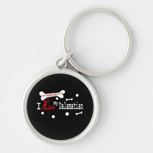 Ik hou van mijn Dalmatiër Sleutelhanger (Voorkant)