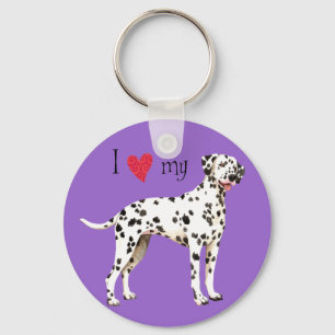 Ik hou van mijn Dalmatiër Sleutelhanger