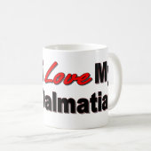Ik hou van mijn Dalmatische Mok (Voorkant rechts)