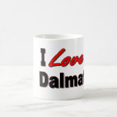 Ik hou van mijn Dalmatische Mok (Center)