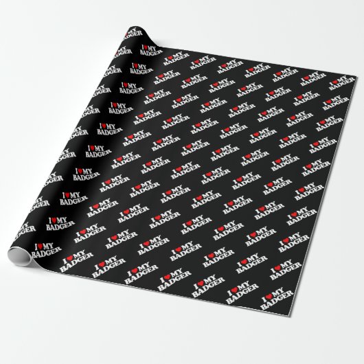 IK HOU VAN MIJN DAS CADEAUPAPIER (Uitgerold)