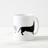 Ik hou van mijn Daschund Koffiemok (Voorkant rechts)
