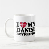 Ik hou van mijn Deense vriend Koffiemok (Links)
