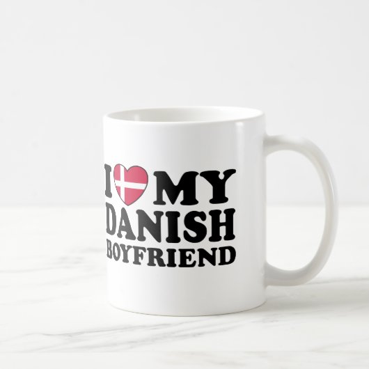 Ik hou van mijn Deense vriend Koffiemok (Rechts)
