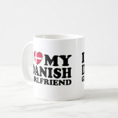 Ik hou van mijn Deense Vriendin Koffiemok (Voorkant links)