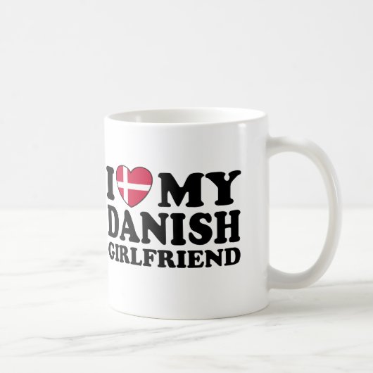 Ik hou van mijn Deense Vriendin Koffiemok (Rechts)
