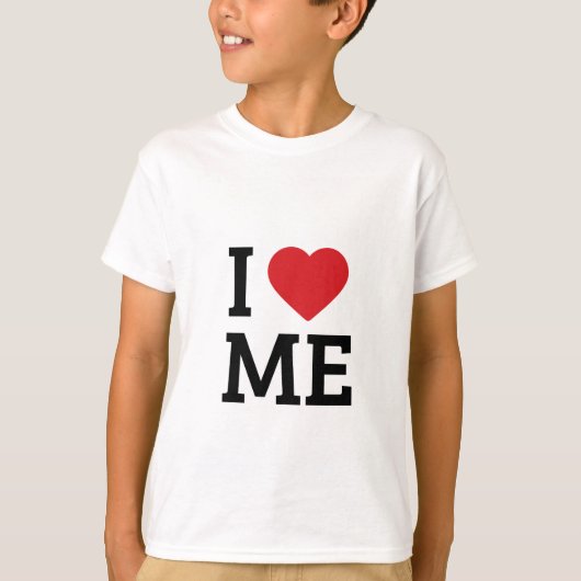 Ik hou van mijn design T-shirt (Voorkant)