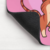 Ik hou van mijn dichter | Kat en Hondenliefhebber Muismat (Hoek)