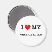 Ik hou van mijn dierenarts magneet (Voorkant / Achterkant)