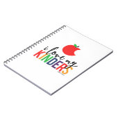 Ik hou van mijn dikkiral notebook notitieboek (Linkerzijde)