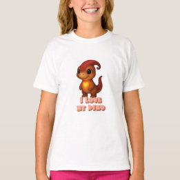 Ik hou van mijn Dino Kammli met Hart T-shirt