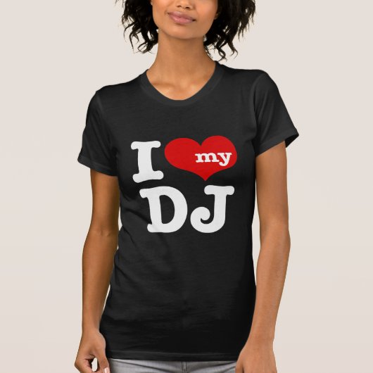 Ik hou van Mijn DJ T-shirt (Voorkant)