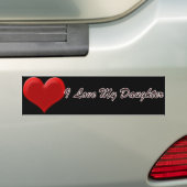 Ik hou van mijn dochter bumpersticker (Op auto)