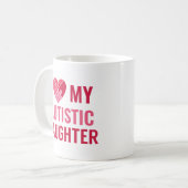 Ik hou van mijn dochter koffiemok (Voorkant links)