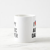 Ik hou van mijn dochter koffiemok (Center)