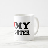 Ik hou van mijn dochter koffiemok (Voorkant rechts)