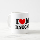 Ik hou van mijn dochter koffiemok (Voorkant links)