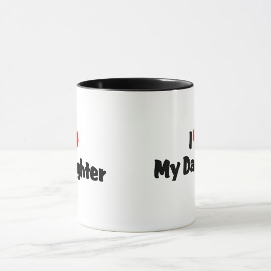 Ik hou van mijn dochter mok (Midden)