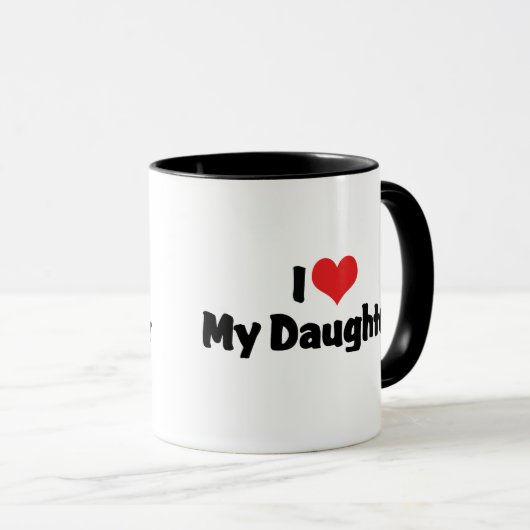 Ik hou van mijn dochter mok (Voorkant rechts)