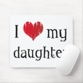 Ik hou van mijn dochter muismat (Met muis)
