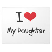 Ik hou van mijn dochter notitieblok (Voorkant)