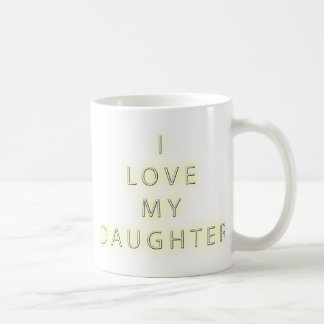Ik hou van mijn dochter (zwart) koffiemok