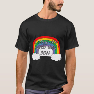 Ik hou van mijn dode homoseksuele zoon Heathers Mu T-shirt