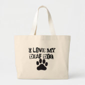 IK HOU VAN MIJN DOG. GROTE TOTE BAG (Voorkant)