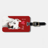 Ik hou van mijn Dogo Argentino Bagagelabel (Voorkant horizontaal)