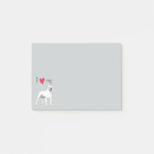 Ik hou van mijn Dogo Argentino Post-it® Notes (Voorkant)