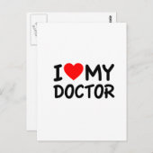 Ik hou van mijn dokter briefkaart (Voorkant / Achterkant)