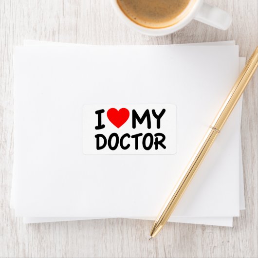 Ik hou van mijn dokter etiket (Insitu)