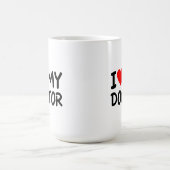 Ik hou van mijn dokter koffiemok (Center)