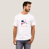 Ik hou van mijn Dominicaanse vrouw t-shirt (Voorkant volledig)