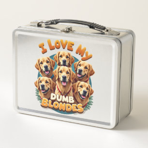 Ik hou van mijn domme blonde Golden Retrievers Vin