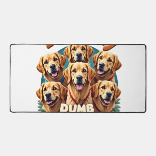 Ik hou van mijn domme blonde Golden Retrievers Vin Bureaumat