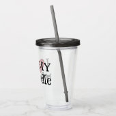 Ik hou van mijn doodle Acryl Tumbler 16 oz Acryl Drinkbeker (Links)