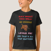 Ik hou van mijn Doodle Jongens T-Shirt (Voorkant)