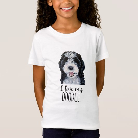 Ik hou van mijn Doodle T-Shirt (Voorkant)