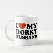 Ik hou van mijn Dorky Husband Koffiemok (Links)
