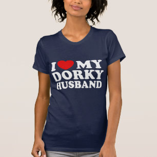 Ik hou van mijn Dorky Husband T-shirt