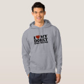 Ik hou van mijn Dorky Vriendin Hoodie (Voorkant volledig)