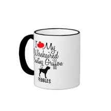 Ik hou van mijn draadharige aanwijzende Griffon