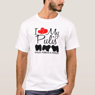 Ik hou van mijn drie honden t-shirt