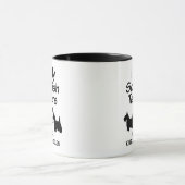 Ik hou van mijn drie Schotse Terrier Dogs Mok (Midden)