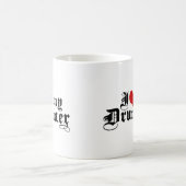 Ik hou van mijn drummer koffiemok (Center)